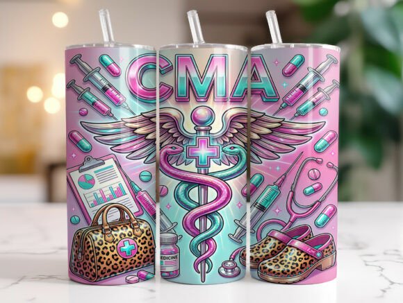 Certified Medical Assistant Tumbler Wrap