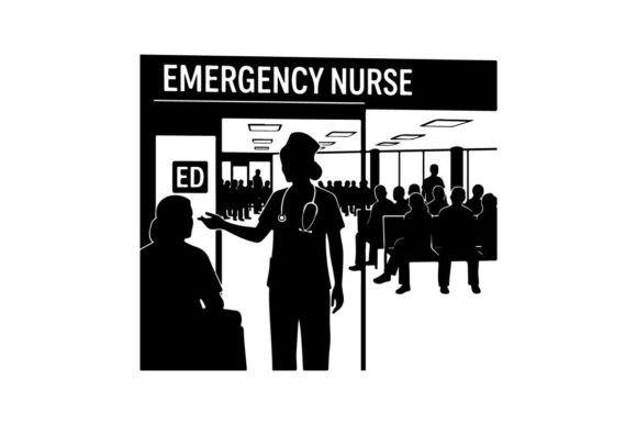 Emergency Nurse Attending Patient in Wai