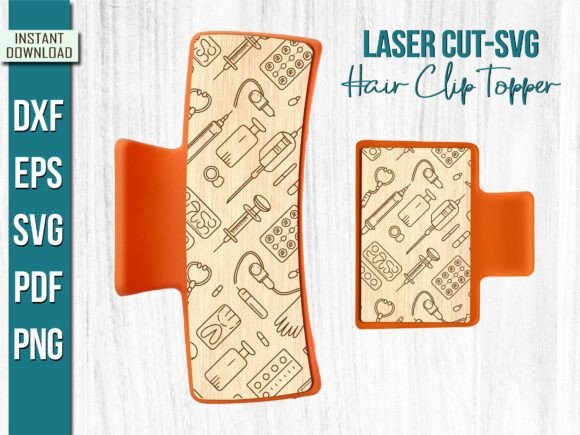 Nurse Medical Sharing Hair Clip Topper