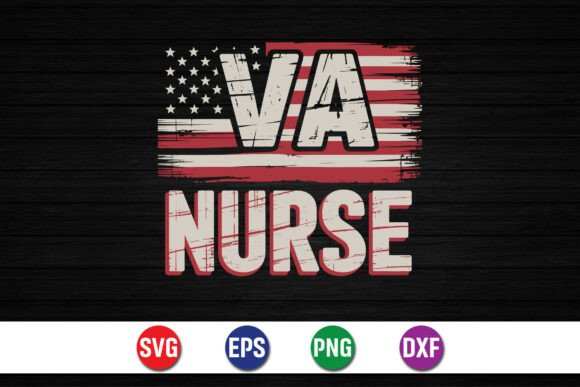 VA Nurse Patriotic Design
