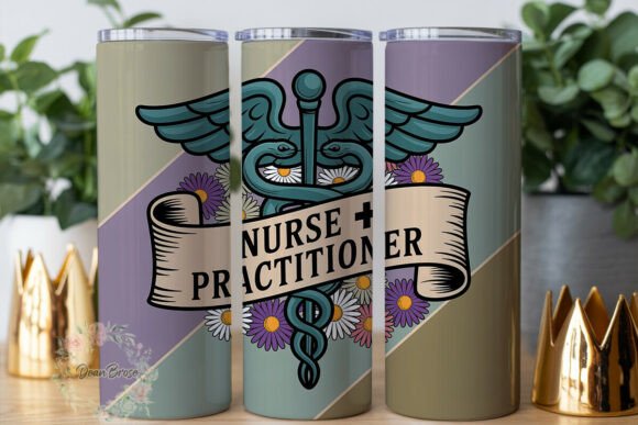 Vintage Nurse Practitioner 20oz Tumbler